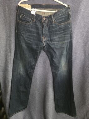 Abercrombie & Fitch Dark Indigo Bootcut Jeans